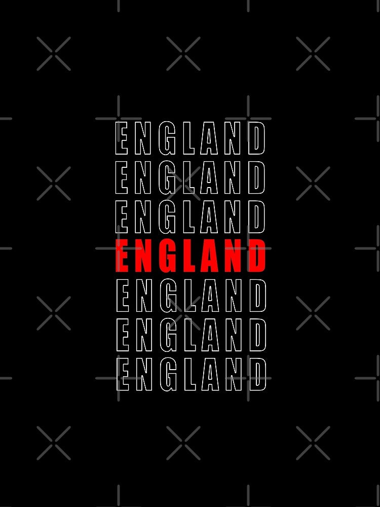 England Repeated Text by kayodeDesign