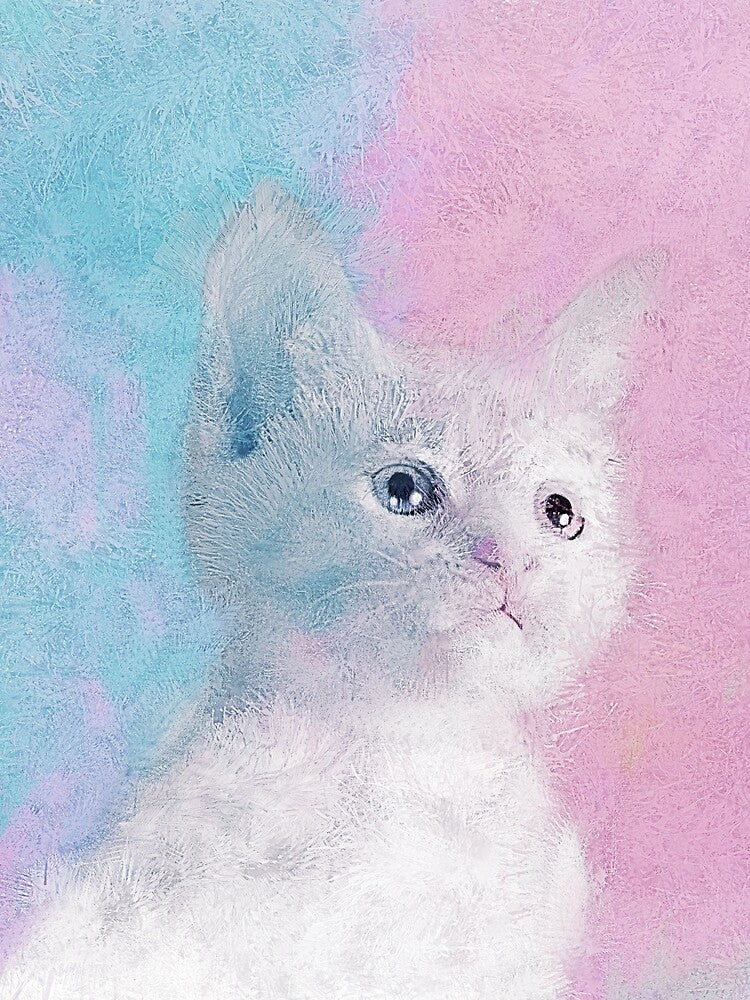 Kitten cotton candy sweet by FancyFriendship
