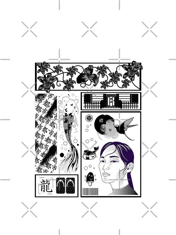 Japanese Woman Vaporwave Aesthetic Japan Classic by vibeno1