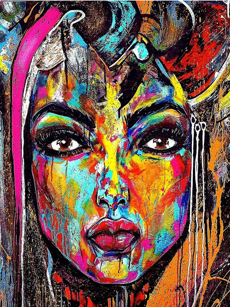 Banksy Urban Girl Portret by DopeTops