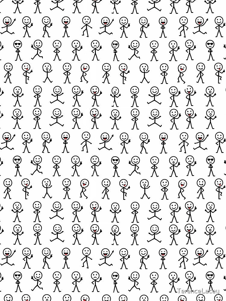 Matchstick men version 2 by TerenceLacey