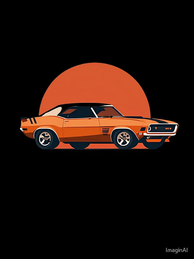 Vintage Muscle Car by ImaginAI