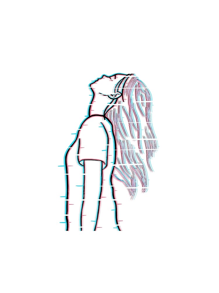 Glitch girl by AnnaCareyDesign