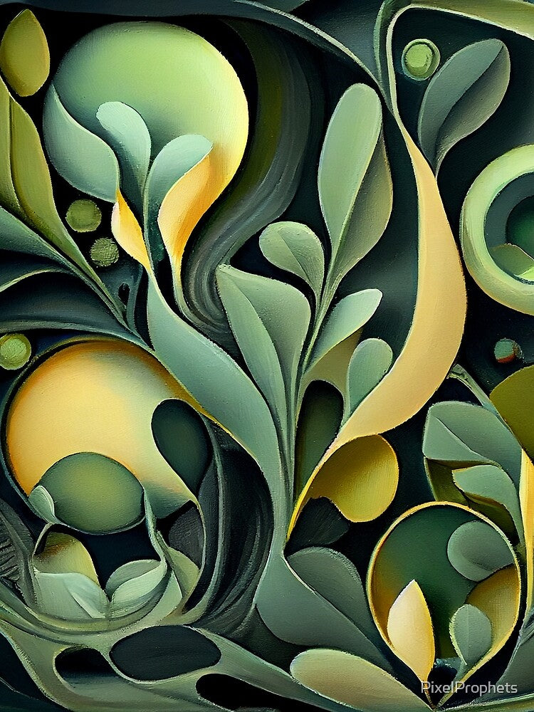 Discover the Beauty of Organic Shape Art by PixelProphets