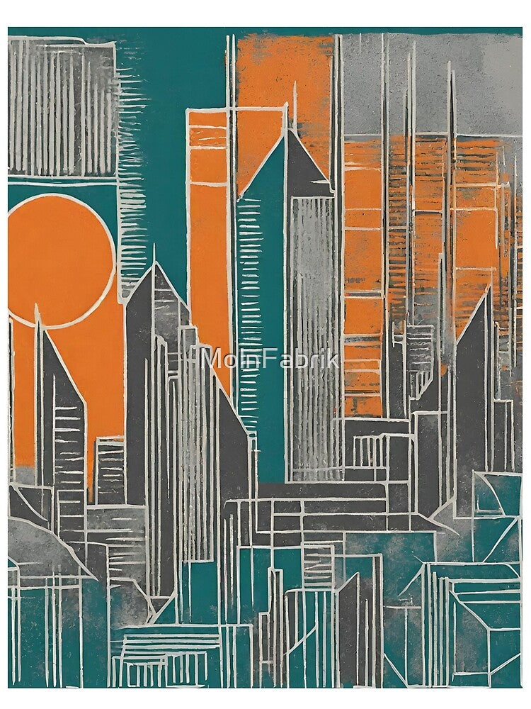 Abstract Cityscape by MolnFabrik