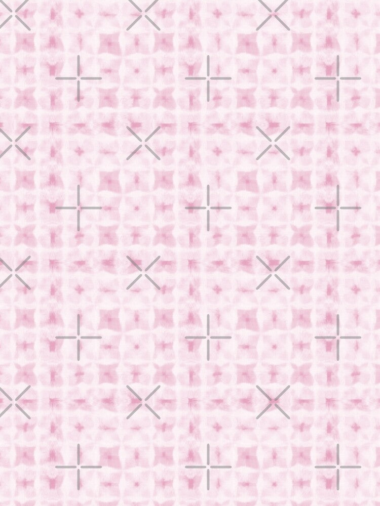 Shibori pink cotton candy soft squares by marufemia