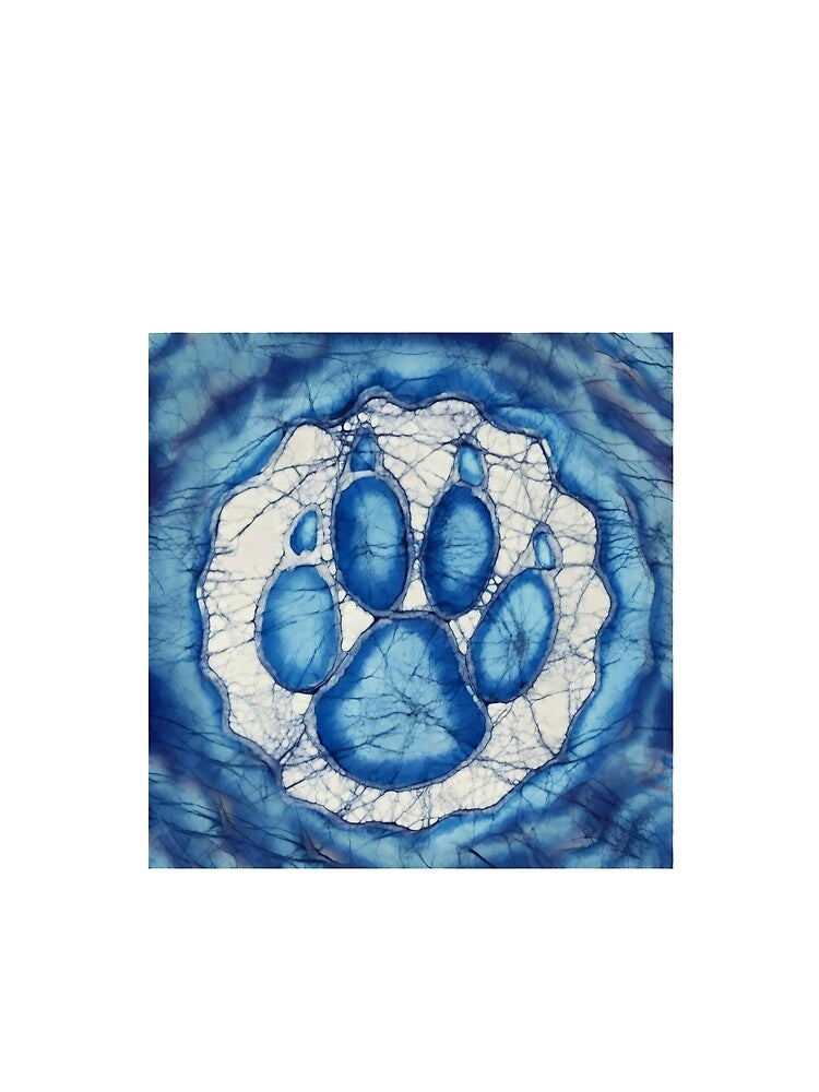 Dog Paw Batik by OlyvieArt
