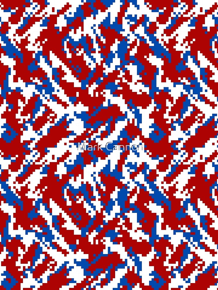 Patriotic Digital Camouflage by Mark Cannon