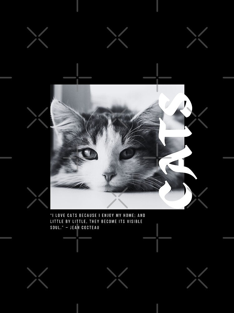 Cats with a Quote Streetwear Inspired Design by quinellie