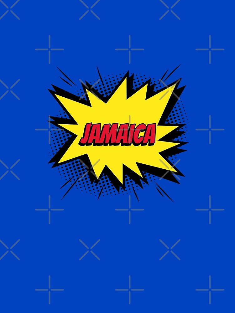 Jamaica comic kapow style artwork by CreatedbyJR