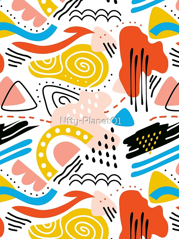 Hand Drawn Colorful Patterns by Nfty-Planet01