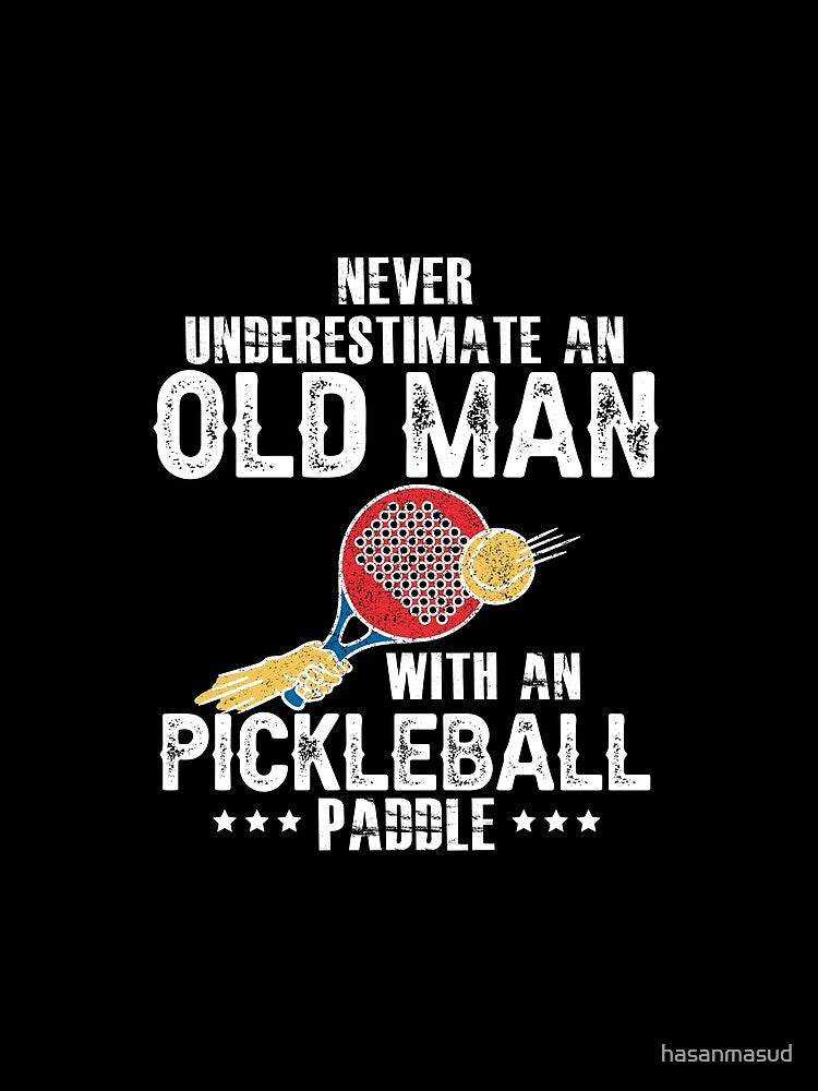 Cool Pickleball Art For Men Women Paddle Pickleball Player by hasanmasud