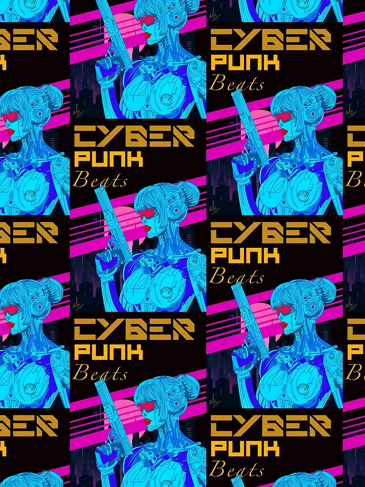 Cyberpunk Retro Beats Artwork by givememytees