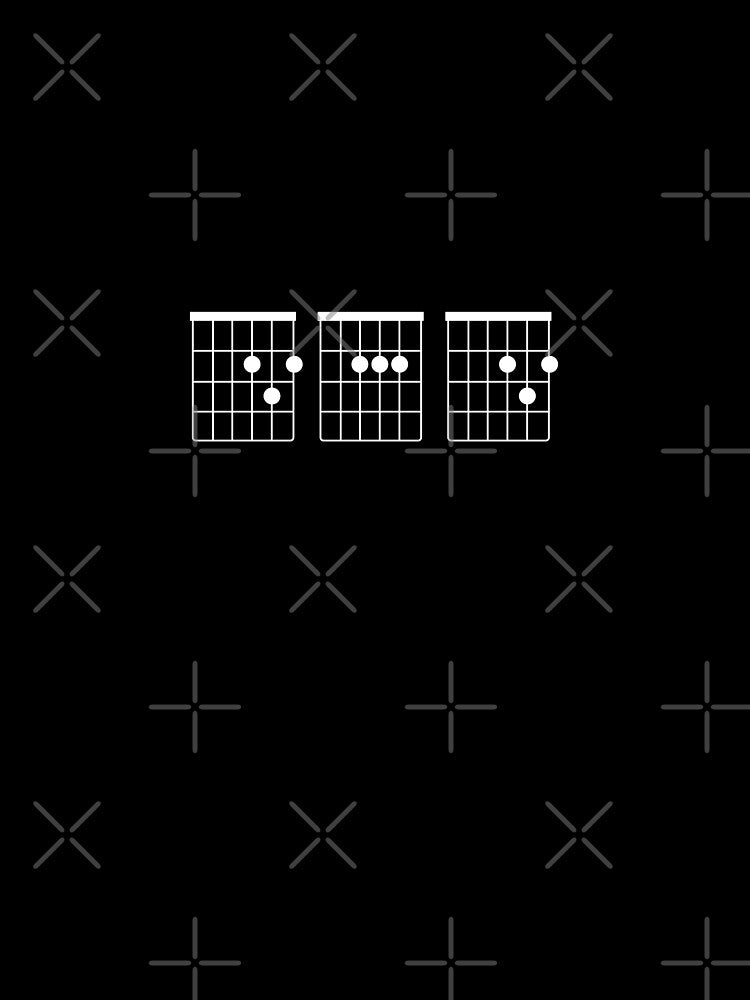 Funny Musician Father's Gift Dad Guitar Chords by Overmank
