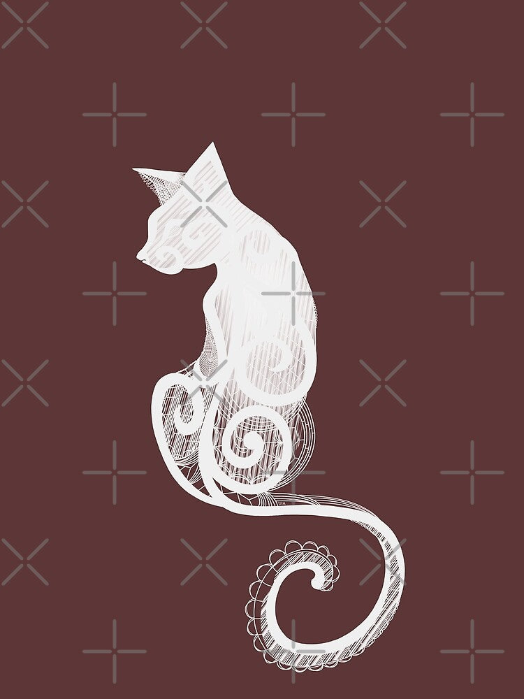 Lace cat by dtmtattoo