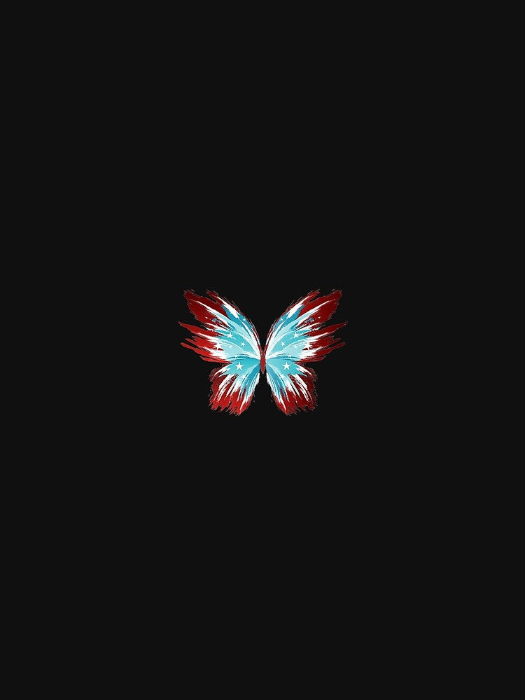Butterfly USA Patriotic Cute 4th Of July Womens Premium by toricak06