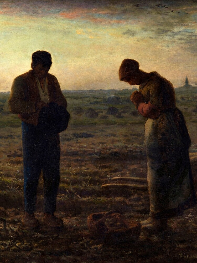 Jean-Francois Millet's The Angelus by mosfunky
