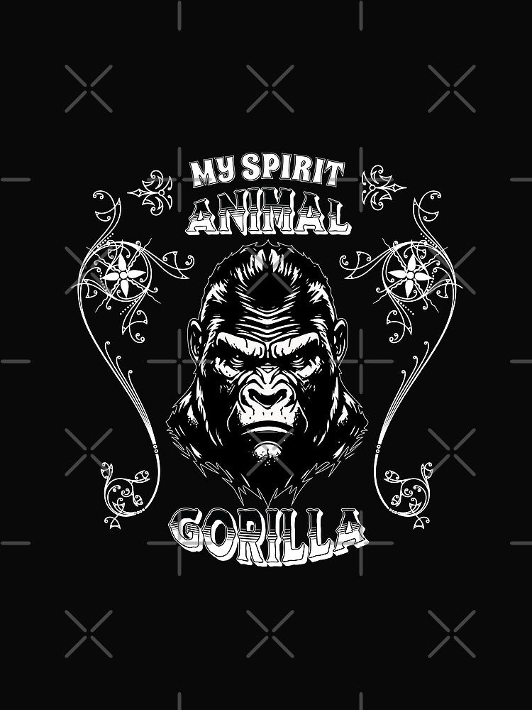 Mystical Gorilla Spirit - Majestic Animal Aura by SerhiiArt