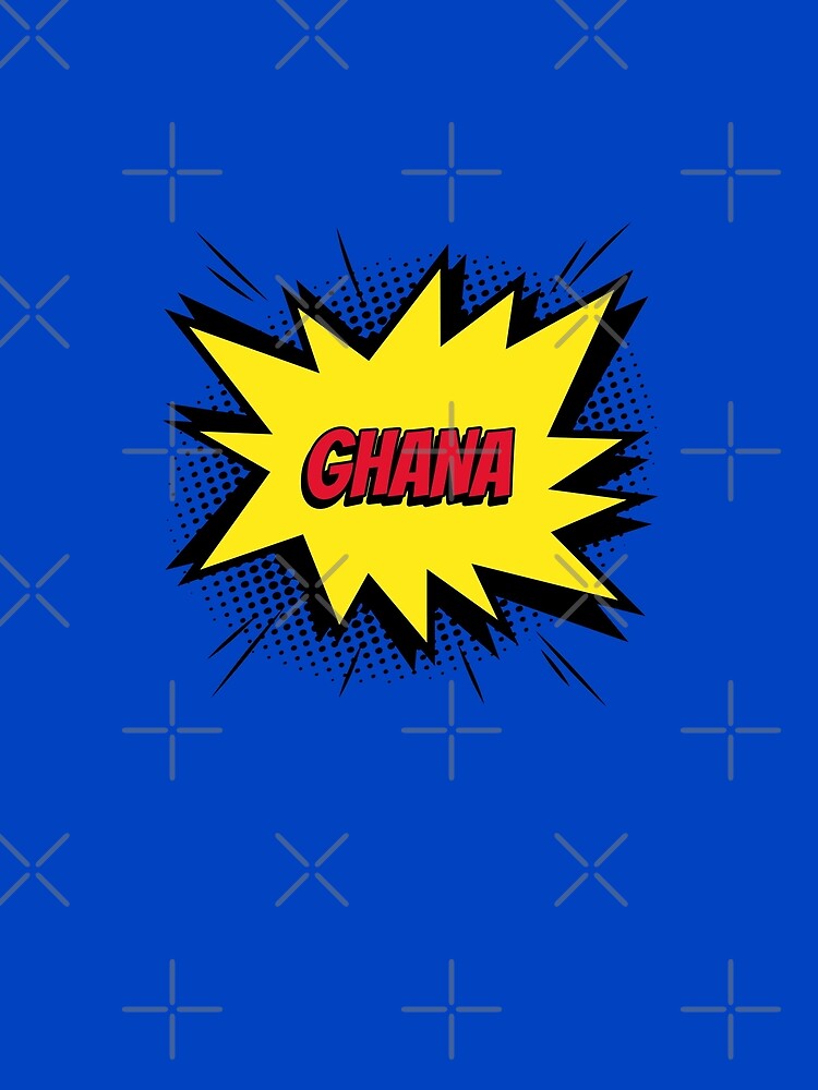 Ghana comic kapow style artwork by CreatedbyJR