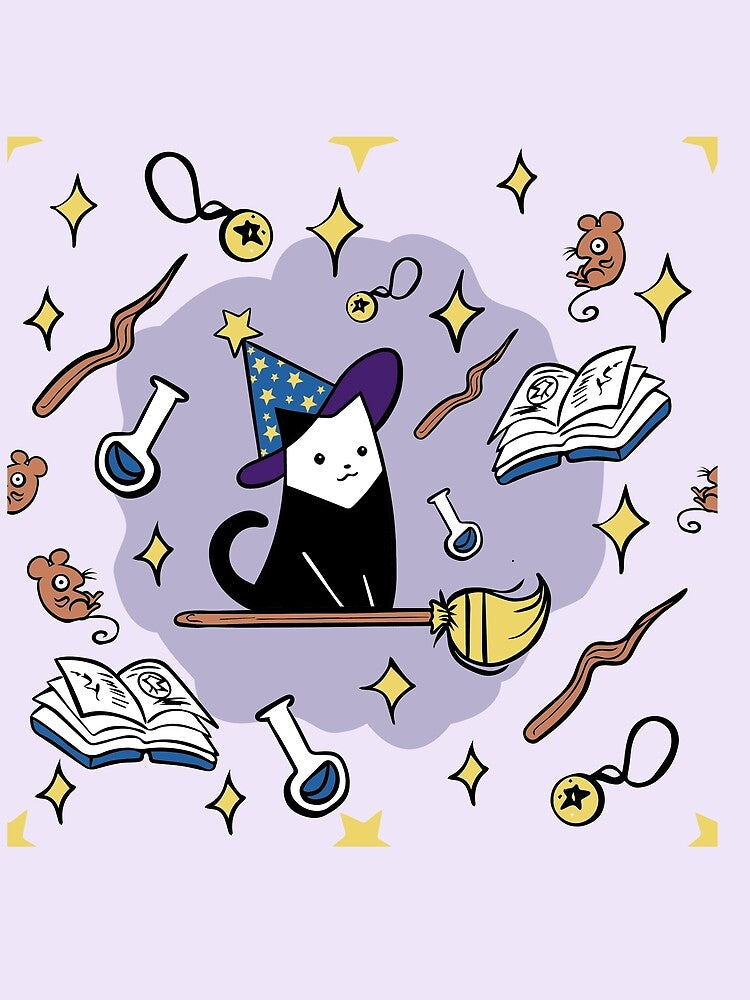 Magic cat pattern by Konopikyu