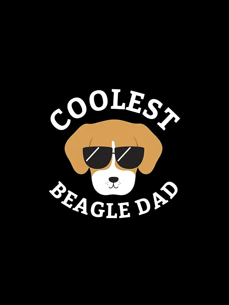 Coolest Beagle Dad by OlyvieArt