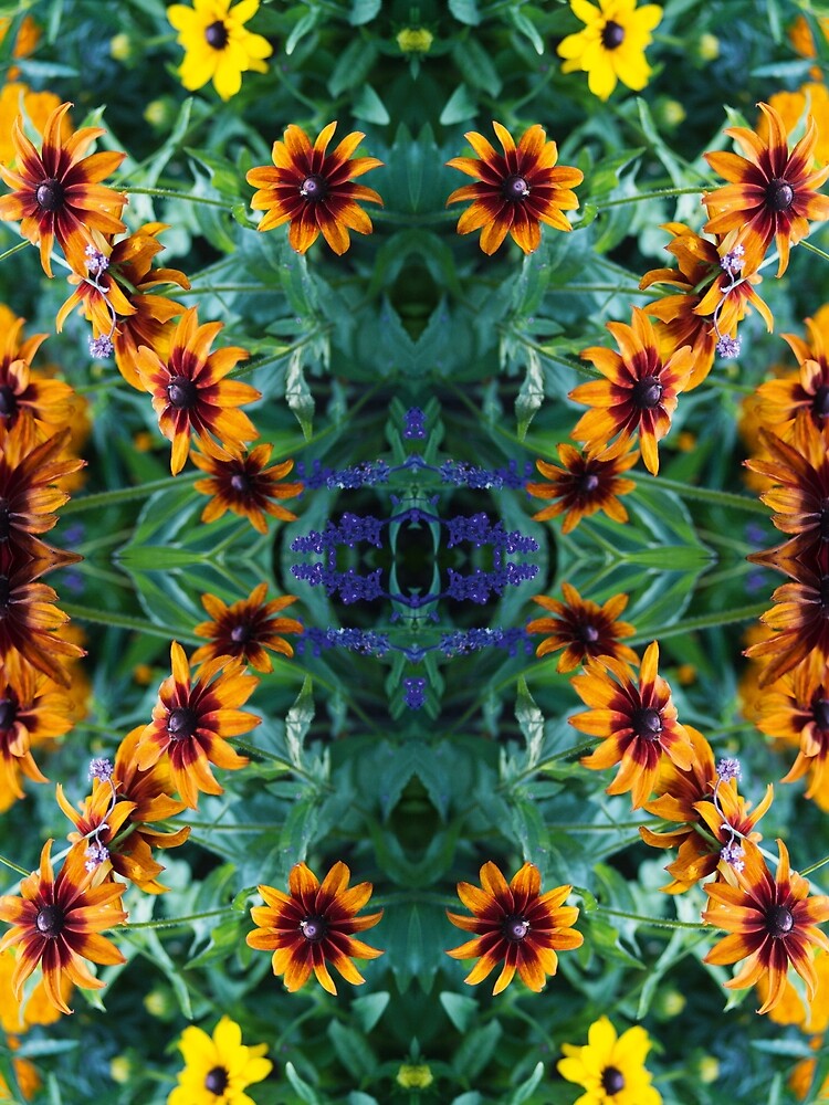 Psychedelic floral magic # 3 by Psilographics