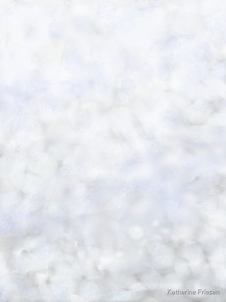 Soft Fluffy Winter Snow Abstract by Katherine Friesen