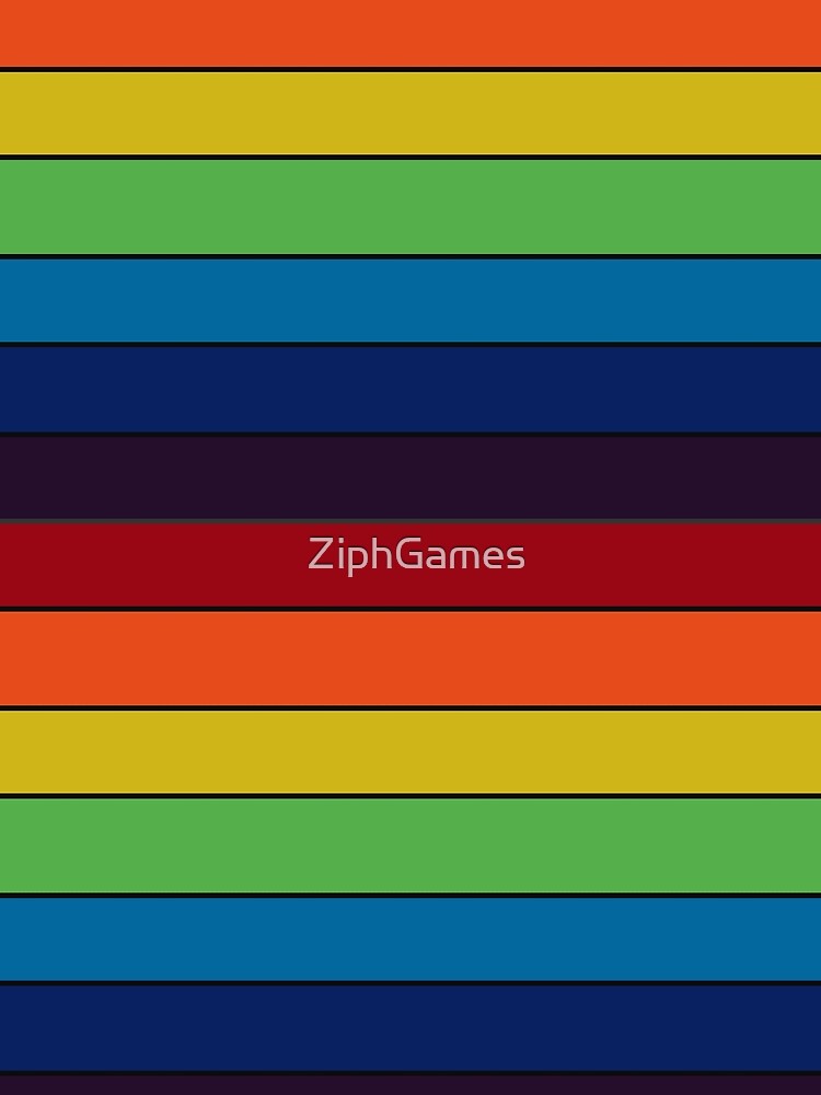 colorful stripes - african rainbow by ZiphGames
