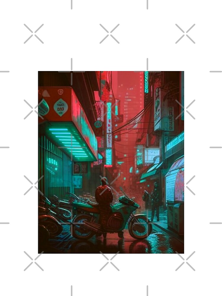 Japanese Street Cyberpunk Tokyo Streetwear by Babytopia