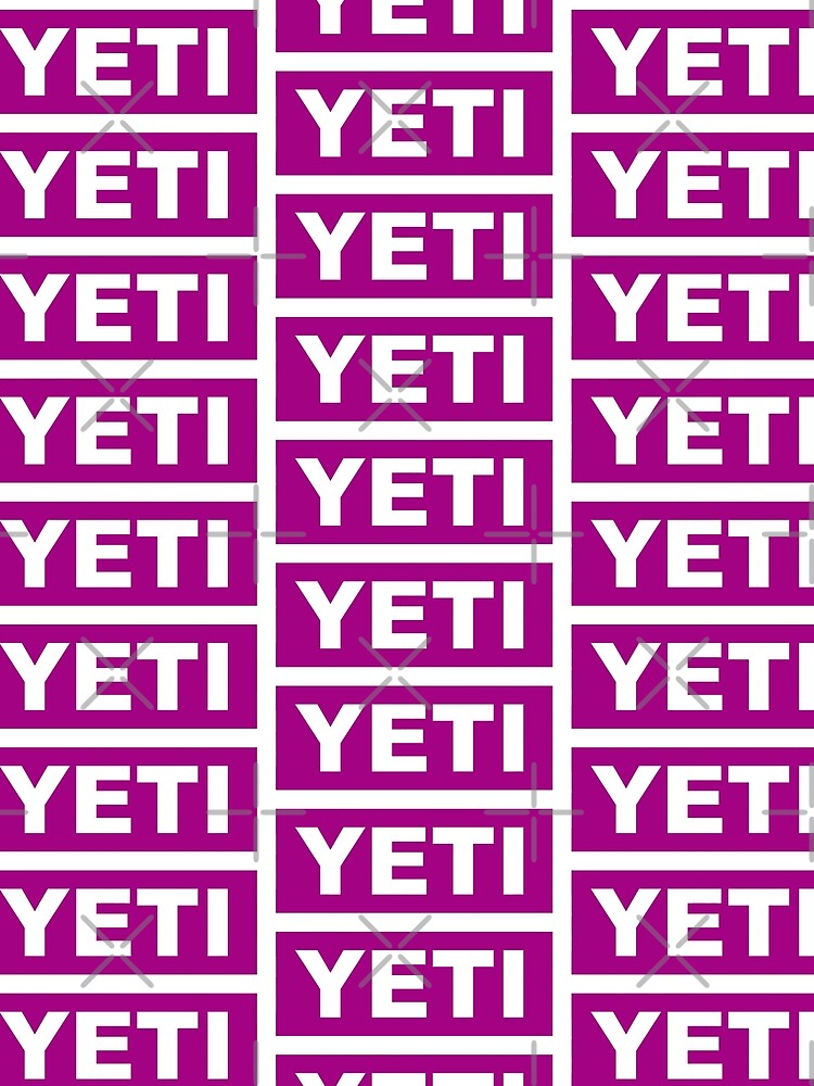 Yeti cool outdoors camping box logo pink by Kludoman