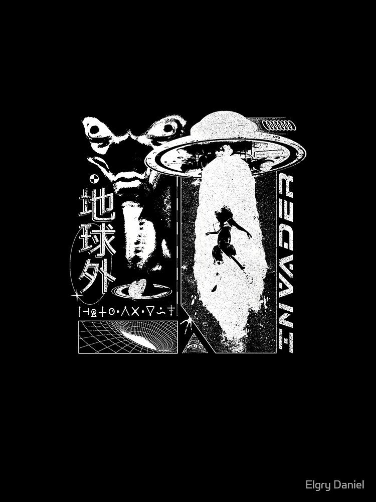 Invader Alien Streetwear UFO by Elgry Daniel