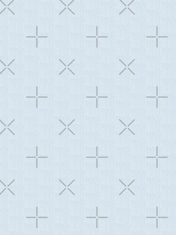 Linen Texture - Linear Legacy - white blue by Stephanie Fiona Design