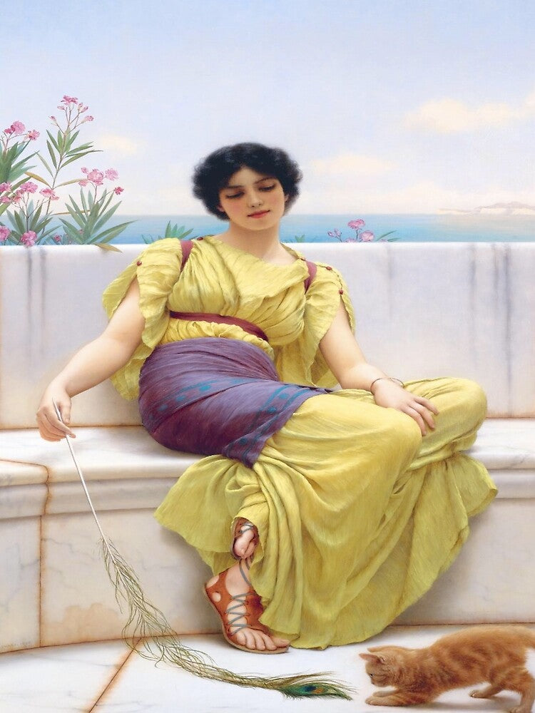 John William Godward's Idleness II by mosfunky