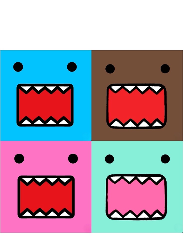 Bapeeee Widget Blue Brown Pink Teal | Cute Colours by nyro collective