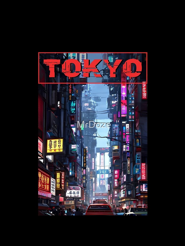Japanese Street Cyberpunk Tokyo Streetwear by MrDoze