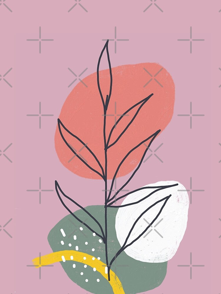 "beautiful abstract bohemian minimal art" by tudoo