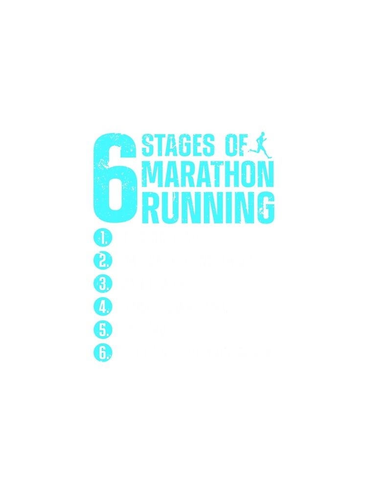 Cool Marathon Art Men Women Marathoner Running 26.2 Finisher T-Shirt by abigailbullock