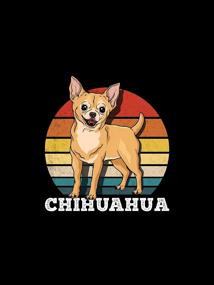 Chihuahua Dog Lover Retro by Dmo3HarkoArt