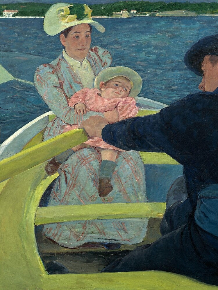 Mary Cassatt's The Boat Trip by mosfunky