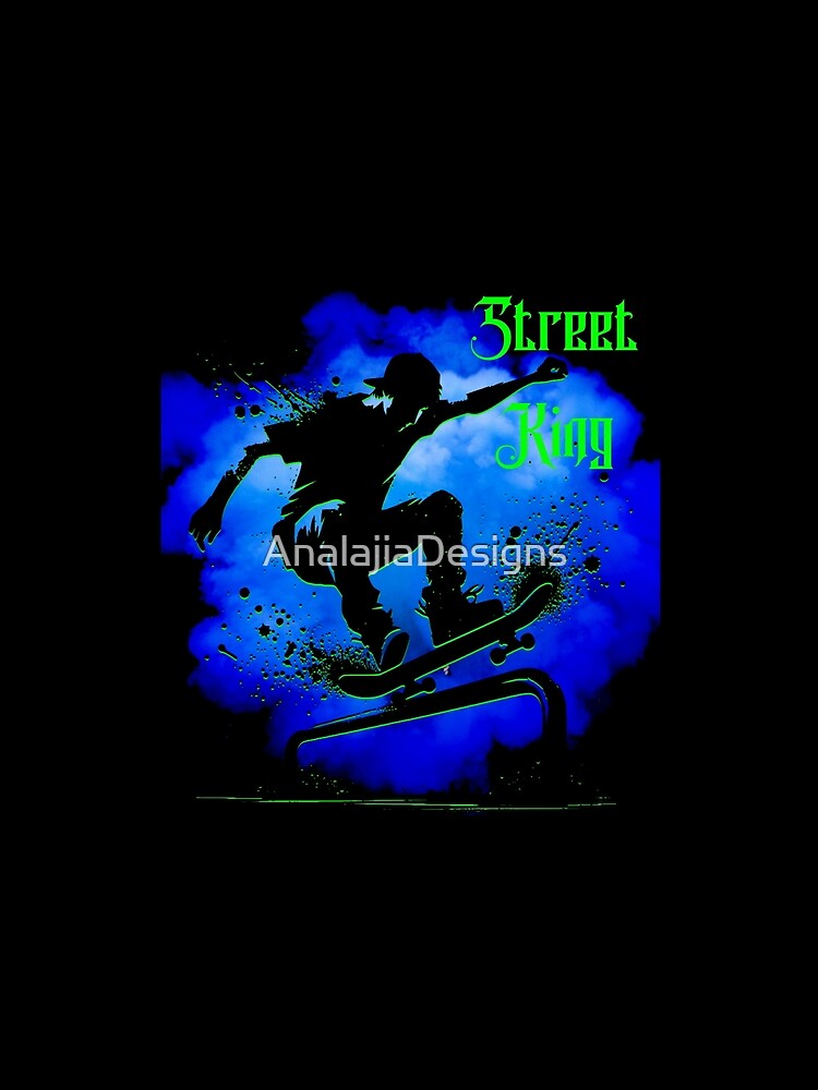 Street King Skateboarding Graphic by AnalajiaDesigns