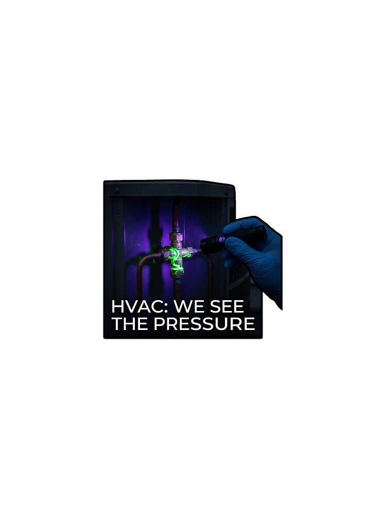 HVAC Technician UV Glow Leak Art by DuckOddity
