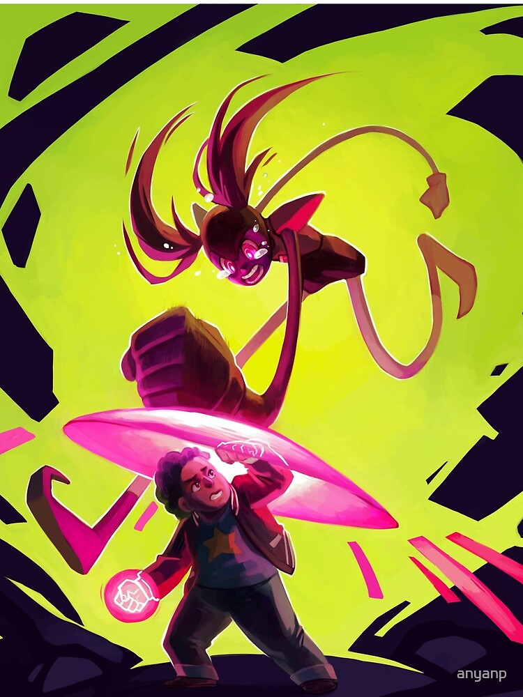 Steven vs Spinel | Steven Universe by anyanp