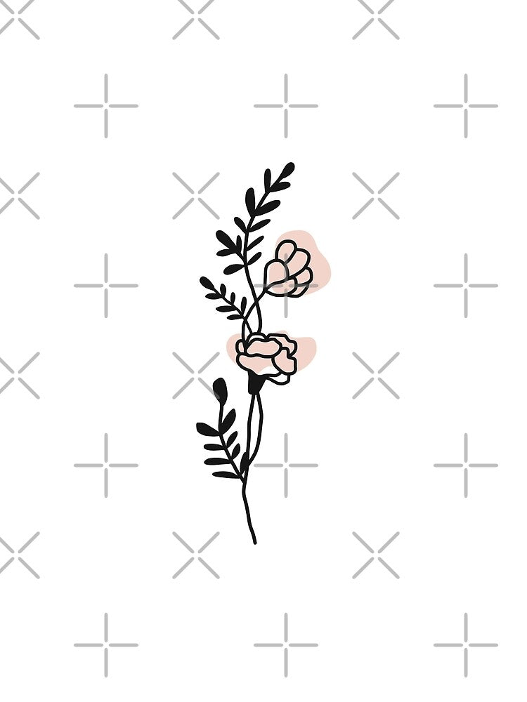 Flower flowers minimal flower boho by Tropical Blood