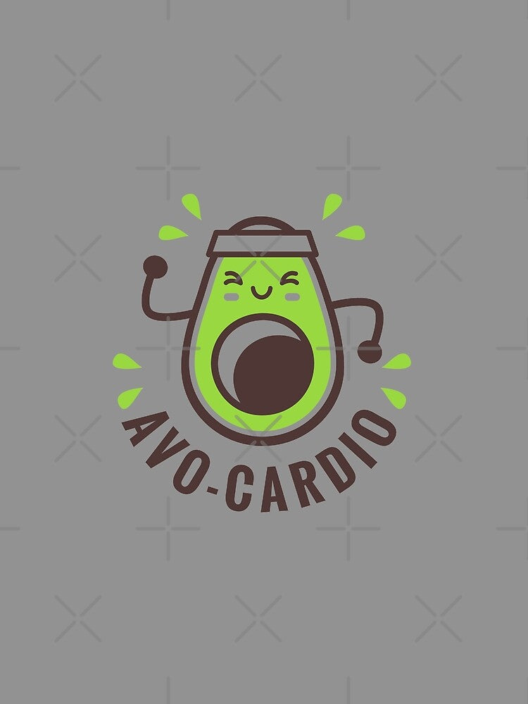 Avo Cardio - funny workout phrase by K-icon