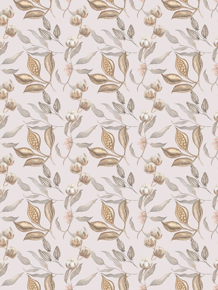 Soft Cotton Botanical Pattern by Velavue