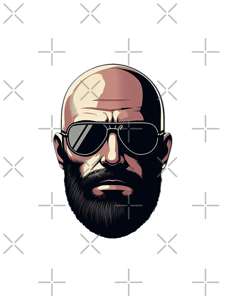 Bald Man Wearing Sunglasses by GeneralDaily