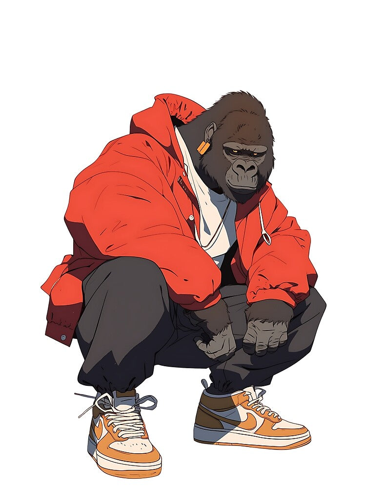 Streetwear Gorilla Cool Ape by bapupa