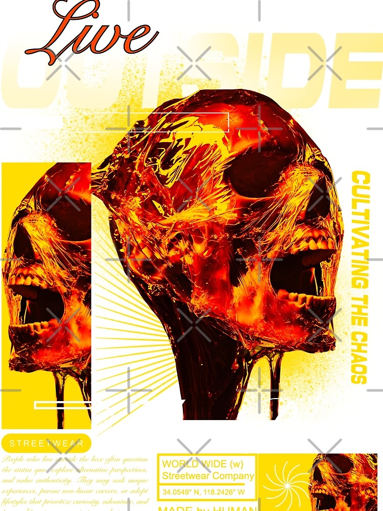 Live Outside The Box Cultivating Chaos Skull by LunaPixelStudio