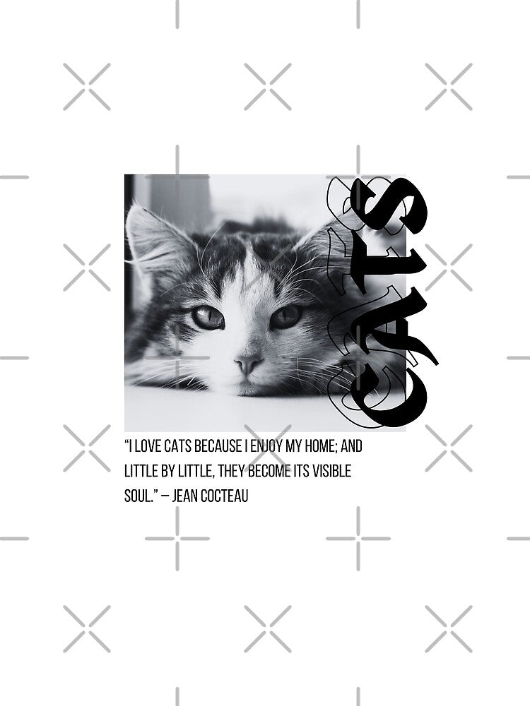 Cats with a Quote Streetwear Inspired with Black Colored Font Design by quinellie