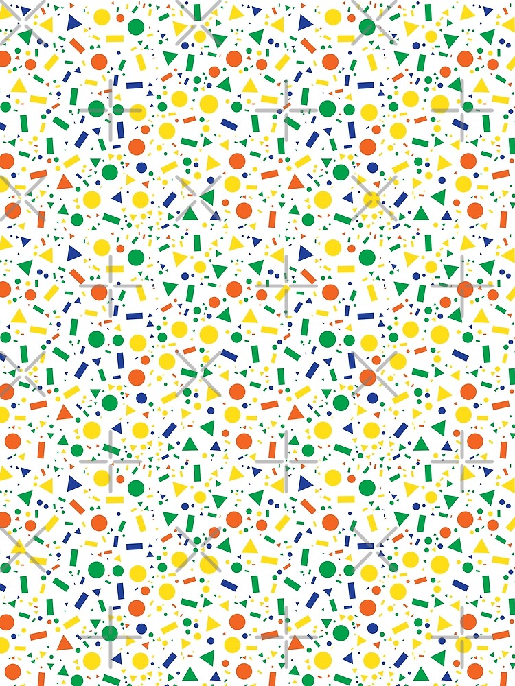 Colorful Playful Pattern Version 6 by Mozaic Clothes